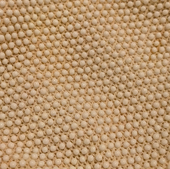 Vintage Lumured Cordé Bead Beaded Purse Clutch - Picture 4 of 13